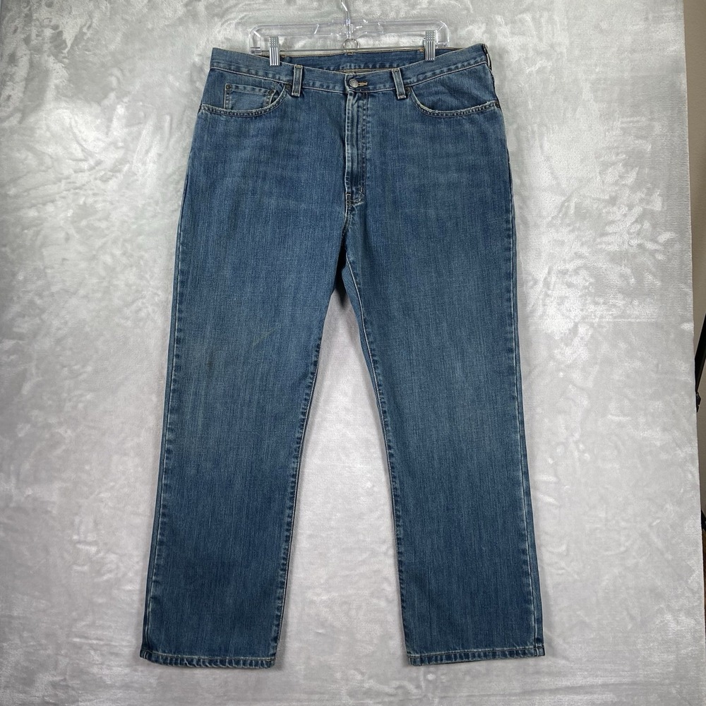 Polo Ralph Lauren Jeans Mens 38x29 Classic Straight Fit Denim Blue Preppy Casual